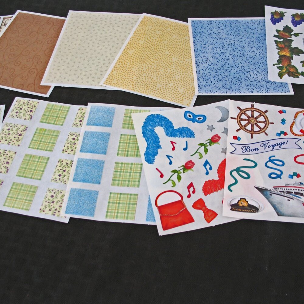Kaleidoscope, Spring, Germany, Cruise scrapbooking stickers Creative Memories--1